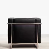 fauteuil box noir dos