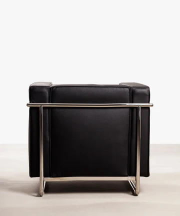 fauteuil box noir dos
