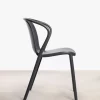 chaise gigi noir profil