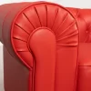 fauteuil chester rouge zoom 2