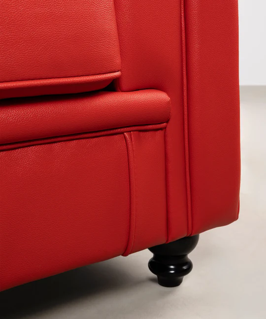 fauteuil chester rouge zoom