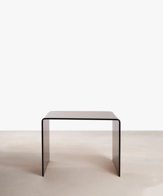 table basse jolene marron face