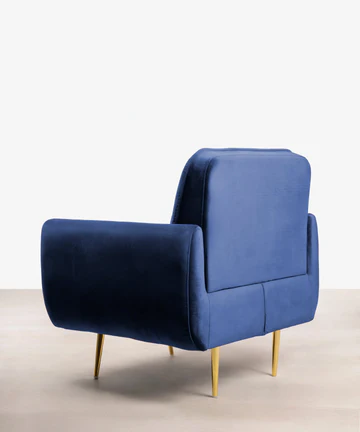 fauteuil margot bleu dos