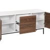 commode okland blanc ouvert
