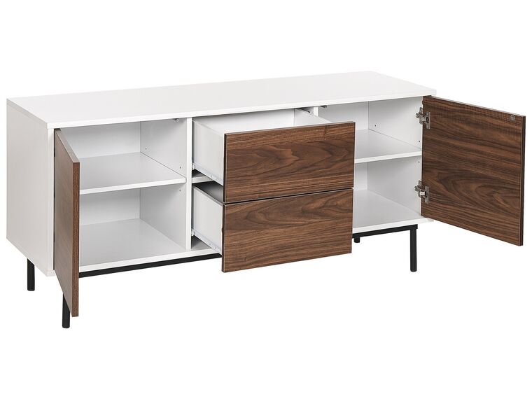commode okland blanc ouvert