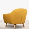 fauteuil skandic caramel dos
