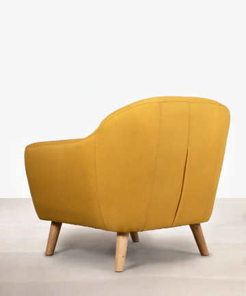 fauteuil skandic caramel dos