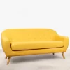 canapé skandic jaune 3/4