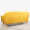 canapé skandic jaune dos