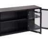 commode newport noir ouvert